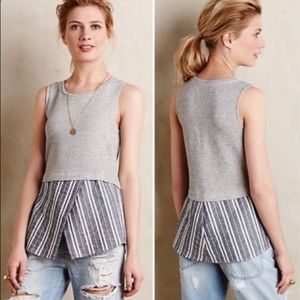 Anthropologie Striped Blouse